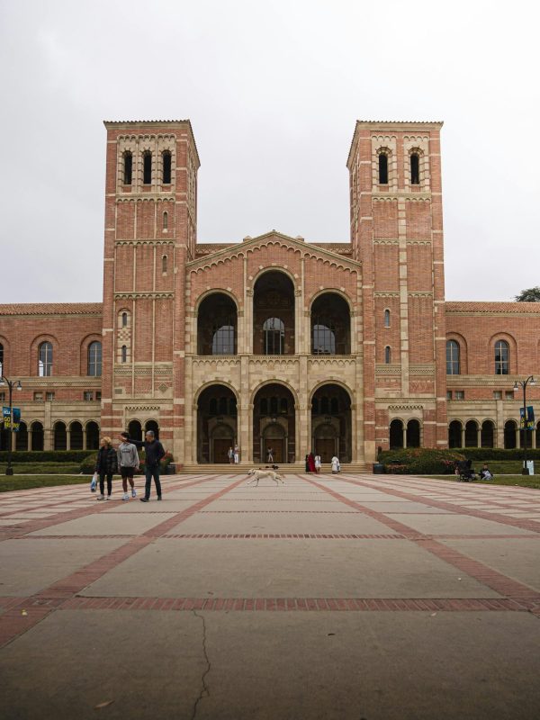 pexels-photo-24304639-24304639 Explore the iconic brick architecture of UCLA's Royce Hall in Los Angeles.